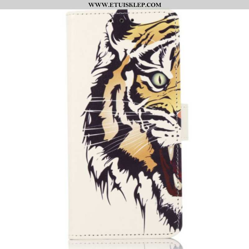 Etui Folio do Xiaomi 13 Lite Zaciekły Tygrys
